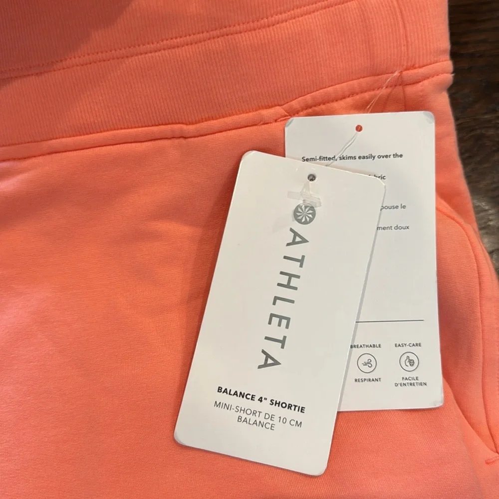 **NWT** Athleta Balance SOFT Shorts - Picture 4 of 6